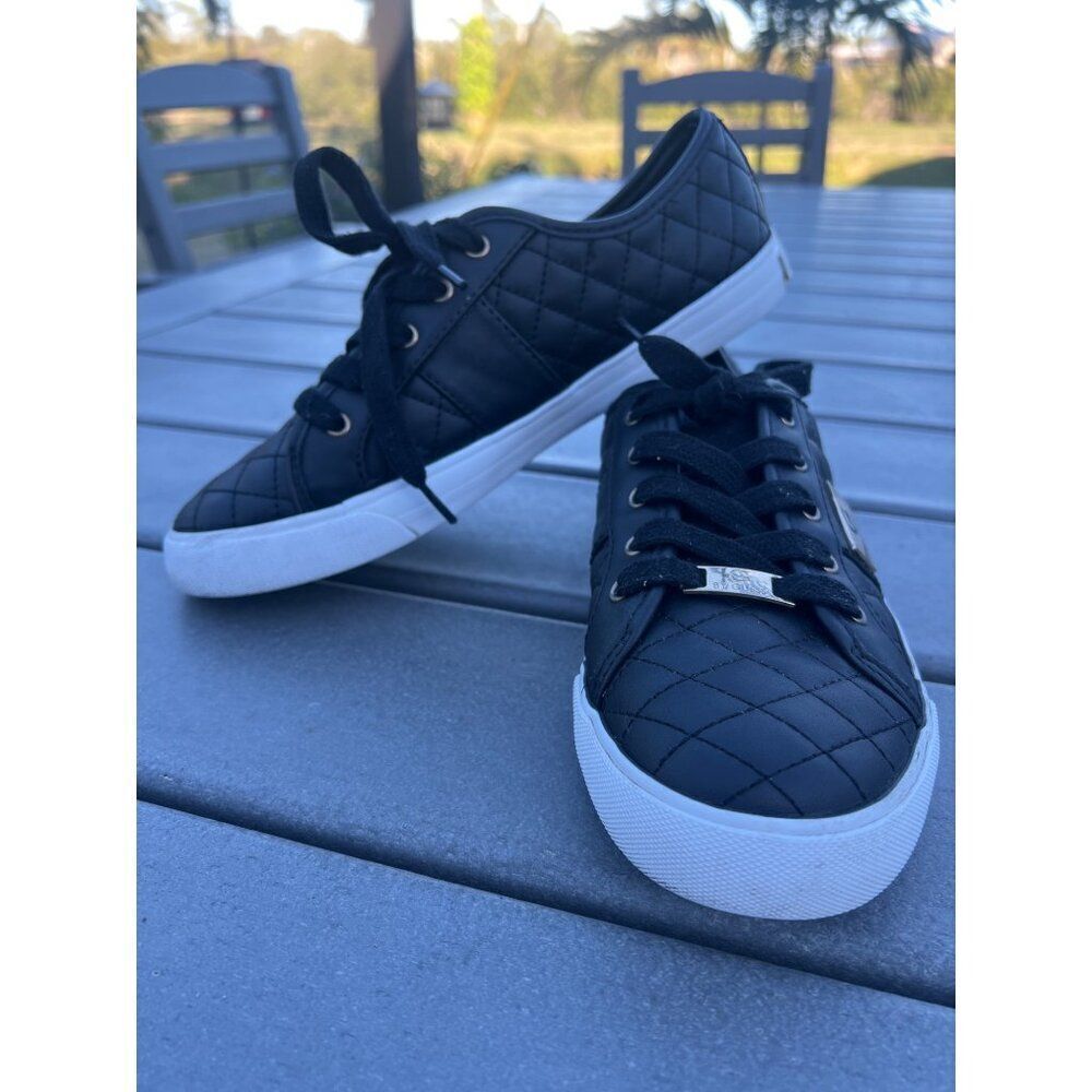 G by Guess Backer 2 Women Quilted Black Shoes Size 9M
